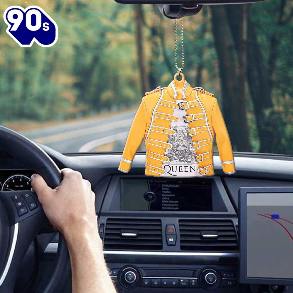 Freddie Mercury Custom Shape 2-sided Acrylic Car Ornament  Christmas Day Freddie Mercury Custom Shape 2-sided Acrylic Car Ornament  Christmas Day