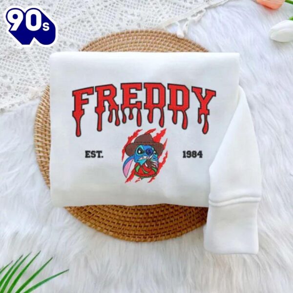 Freddy Halloween Embroidered Youth Sweatshirt For Man And Women