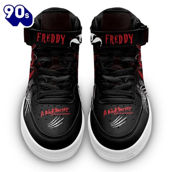 Freddy Krueger Shoes High Top Air Force Shoes Custom Sneakers For Horror Fans