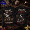 Friday the 13th Camp Crystal Lake Energy Saving Mode Horror Graphic 3D Shirt , Music New Design T Shirt