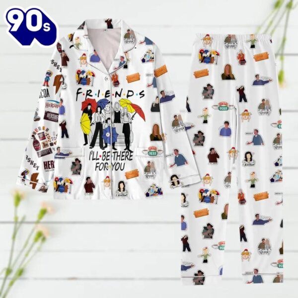 Friends Pajamas Set, Chandler Monica Rachel Phoebe Joey Ross Quotes Pajamas