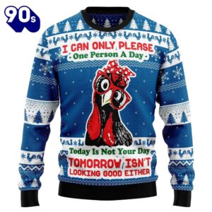 Funny Chicken Ugly Christmas Sweater