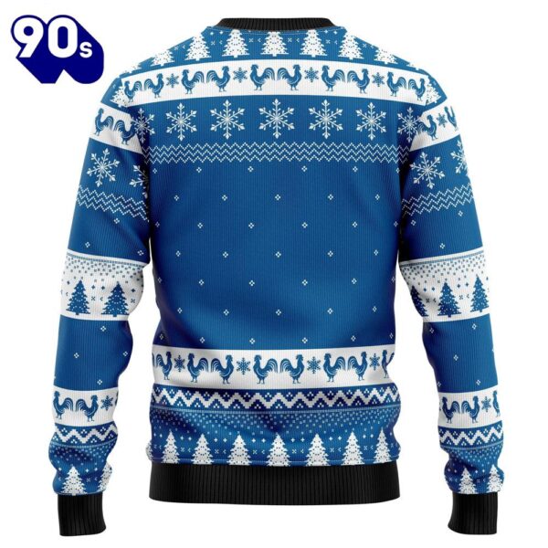 Christmas 2024  Funny Chicken Ugly Christmas Sweater