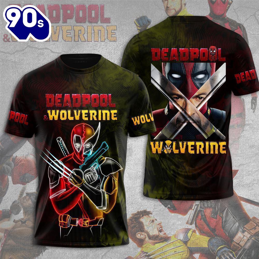 Funny Deadpool 3 Movie Tee Deadpool 3D Apparel Shirt For Fans Funny Deadpool 3 Movie Tee Deadpool 3D Apparel Shirt For Fans
