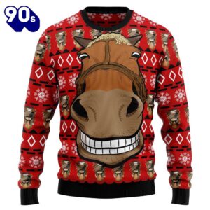 Funny Horse Christmas Ugly Christmas Sweater