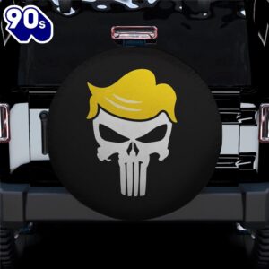 Funny Skull Spare Tire Cover Gift For Campers  Gift Halloween