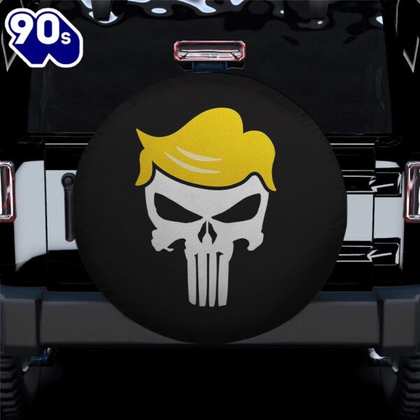 Funny Skull Spare Tire Cover Gift For Campers  Gift Halloween
