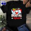 Funny Teeth Santa Reindeer Christmas Dental Squad T-Shirt Gift Xmas