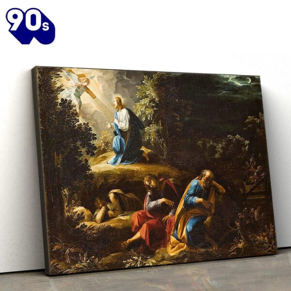 Garden Of Gethsemane – Jesus Canvas Wall Art – Christian Wall Art  Gift For Christmas