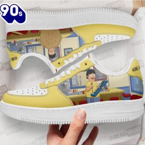 Gene Belcher Bob's Burger Custom Air Sneakers