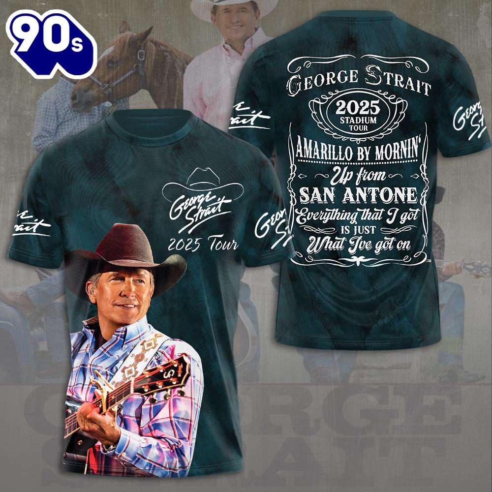 George Strait 3D Apparel Gift For Fans Rock Music 3D Shirt George Strait 3D Apparel Gift For Fans Rock Music 3D Shirt