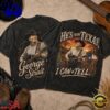 George Strait Vintage Portrait Sunset Guitar 3D Shirt, Viral 3D Music Tee