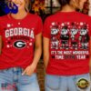 Georgia Bulldogs 2026 NCAA Autumn Festive Cheer T Shirt , Trending NCAA 3D Tee