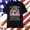 Georgia Bulldogs Football 134th Anniversary Signatures Thank You For The Memories T Shirt, Viral 2D Graphic Tee