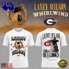 Georgia Bulldogs x Lainey Wilson WHIRLWIND Event Show Vintage White T Shirt, Viral 3D Music Tee