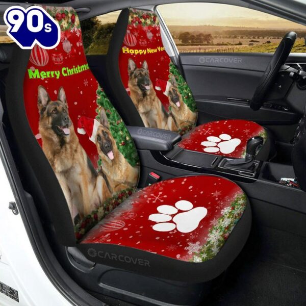 German Shepherds Car Seat Covers Custom Christmas Car Accessoriess   Gift For Christmas