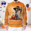 German Shorthaired Pointer Dog In Spooky Autumn Halloween 3D Shirt  For Man And Women