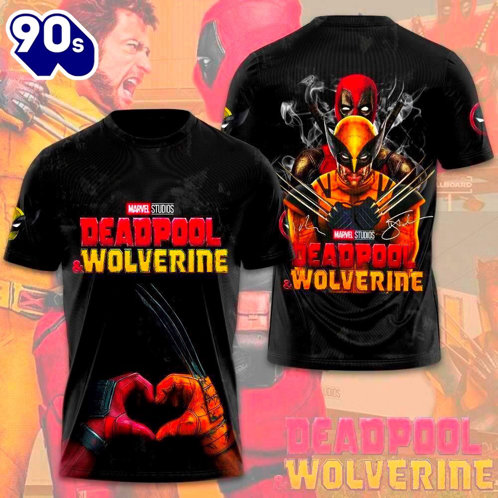 Get In Loser We're Saving The MCU Deadpool 3 & Wolverrine 3D Shirt For Fans Get In Loser We're Saving The MCU Deadpool 3 & Wolverrine 3D Shirt For Fans