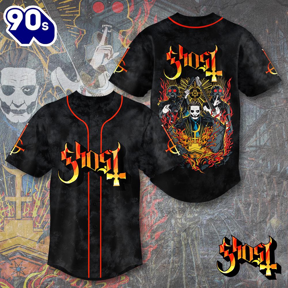 Ghost Band Baseball Jersey Ghost Band Baseball Jersey