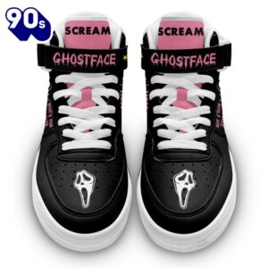 Ghostface High Top Air Force Shoes Custom Scream Horror Movie