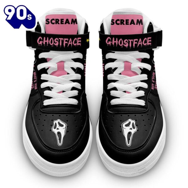 Ghostface High Top Air Force Shoes Custom Scream Horror Movie