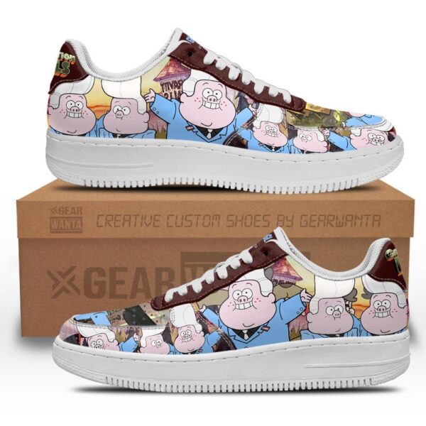 Gideon Gleeful Gravity Falls Air Sneakers Custom Cartoon Shoes