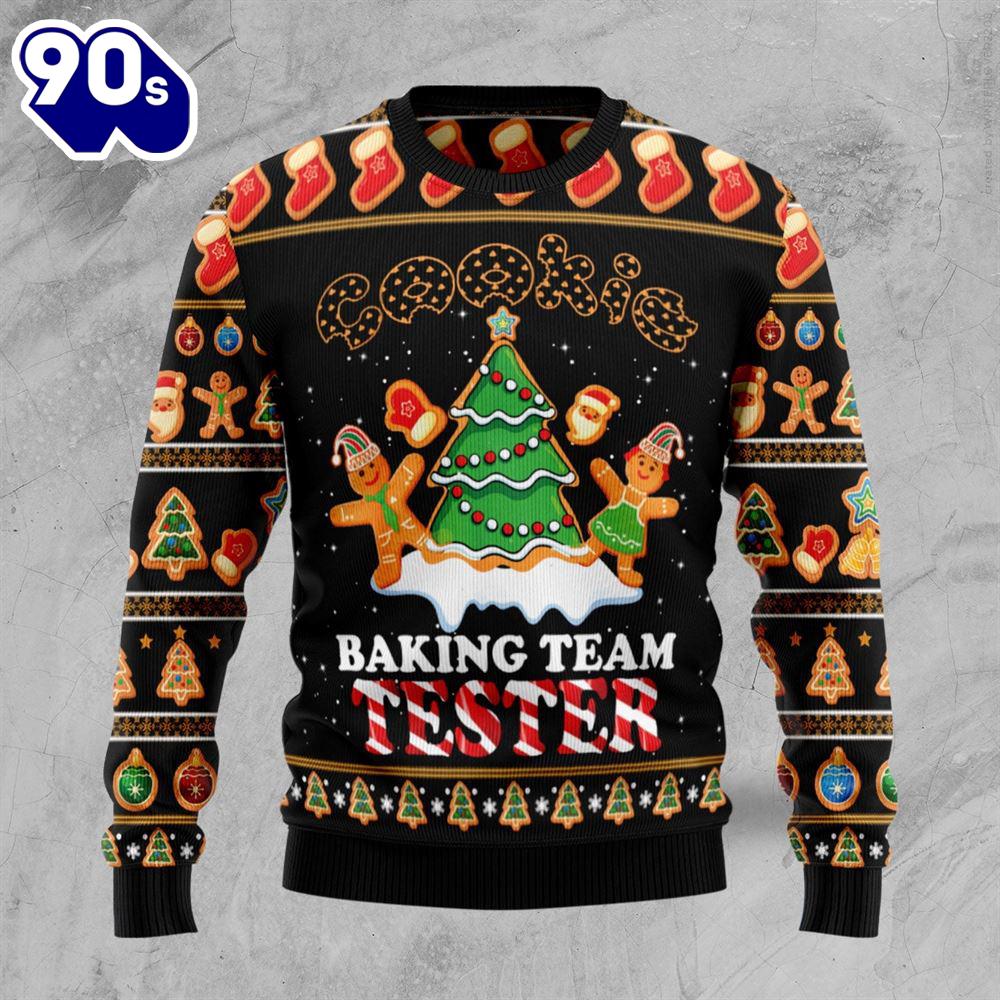 Christmas 2024 Gingerbread Baking Team Tester Ugly Christmas Sweater Christmas 2024 Gingerbread Baking Team Tester Ugly Christmas Sweater