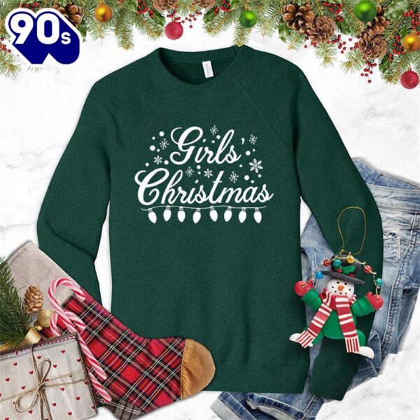 Girls’ Christmas Version 2 Sweatshirt , Happy HalloThanksMas Shirt