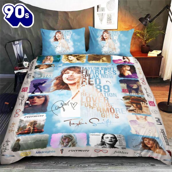 Girls Taylor Swift Duvet Cover Pillowcases Doona Bedding Set Decor Home