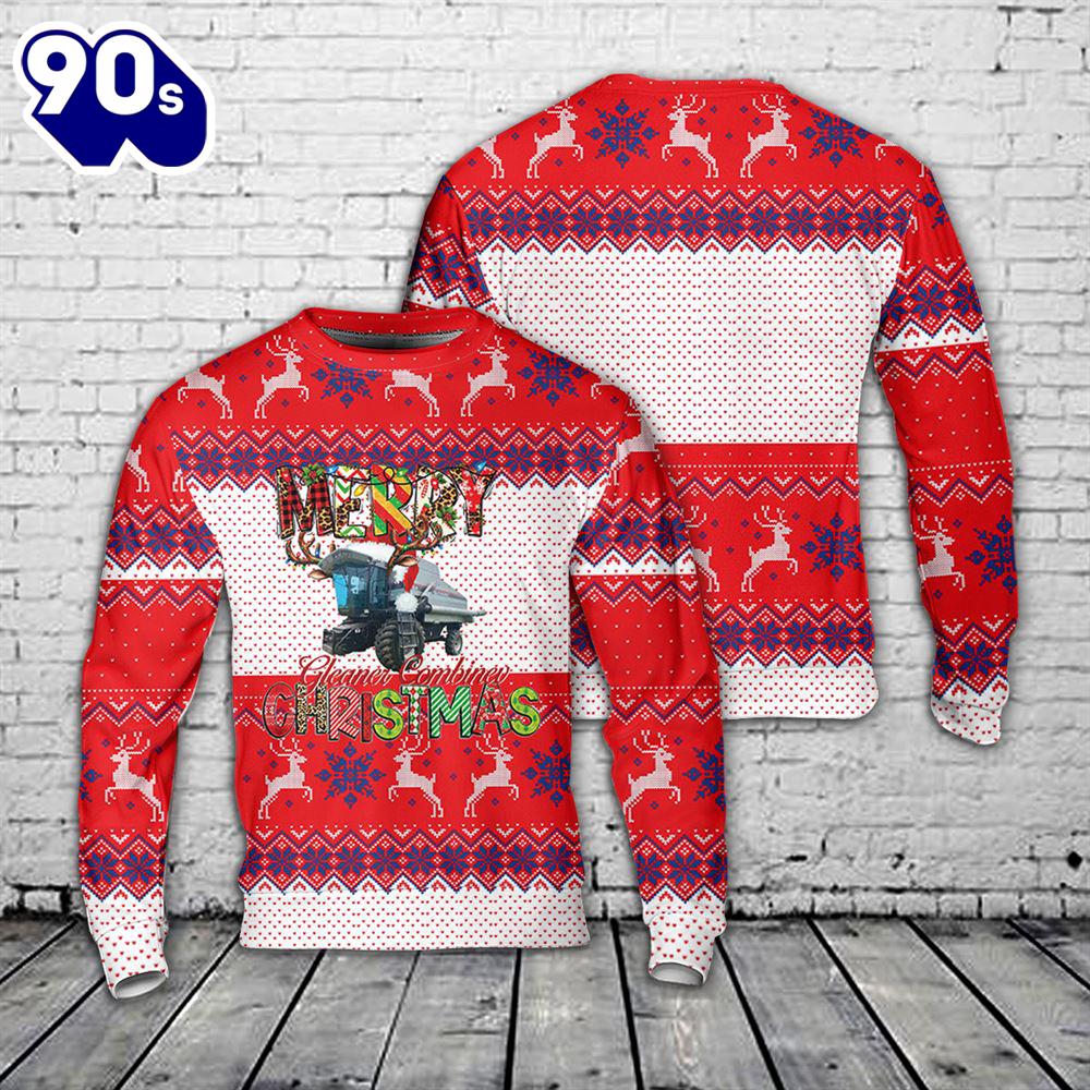 Gleaner Combine Christmas Aop Sweater Gleaner Combine Christmas Aop Sweater