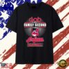 God First Family Second Then Cleveland Indians Baseball T Shirt, Viral 2D Graphic Tee