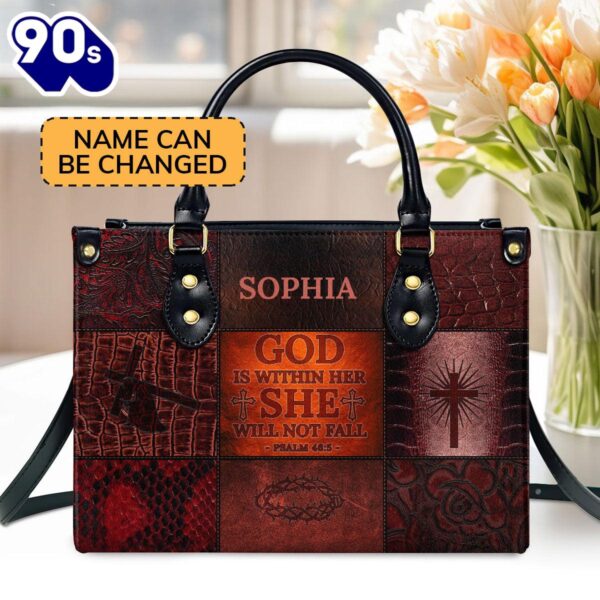God Is Within Her , Christian Bags  Gift For Women Christmas