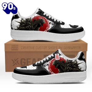 God zilla Minus One Custom Air Sneakers 3 God zilla Minus One Custom Air Sneakers