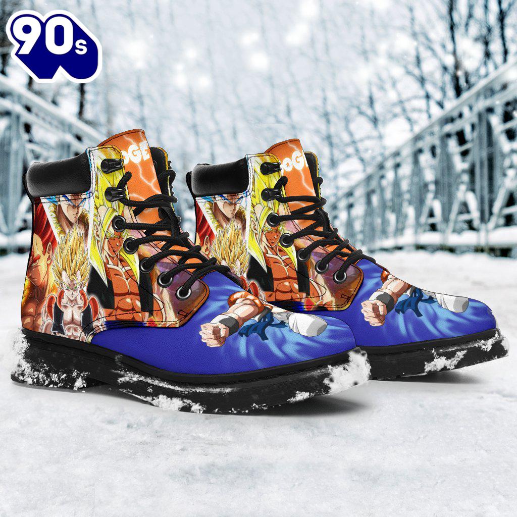 Gogeta Dragon Ball Leather Boots Shoes Anime Custom Idea Gogeta Dragon Ball Leather Boots Shoes Anime Custom Idea