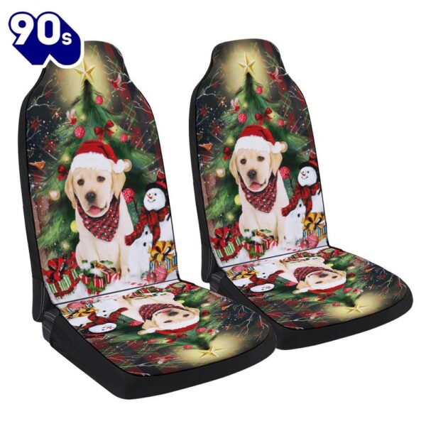 Golden Retriever Christmas American Flag Seat Cover Cars  Gift For Christmas