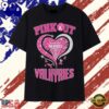 Golden State Valkyries Pink Out Breast Cancer Awareness Heart T Shirt, Viral 2D Graphic Tee