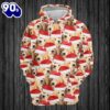Goldendoodle Christmas Groupchristmas Hoodie All Over Print  , Pet Christmas 3d Shirt
