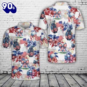 Golf Girl, 4th Of July Women’s Polo Shirt Gift Summer