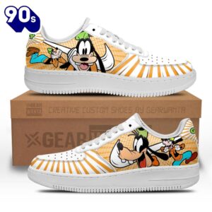 Goofy Air Sneakers NAF Custom Shoes