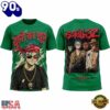 Gorillaz The North American Mountain Tour 2026 Limited Edition Blue T Shirt, Viral 3D Music Tee