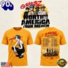 Gorillaz The North American Mountain Tour 2026 Signature 3D Shirt, Viral 3D Music Tee