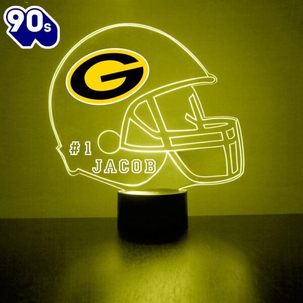 Grambling State Tigers Football Helmet Led Sports Fan Lamp Custom Light Gift Christmas