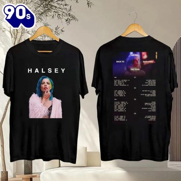 Graphic Halsey Shirt, Halsey Back To Badlands Tour 2025 Shirt For Fans