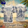 Grateful Dead Coastal Summer Tour Guitar Skull 2026 Vintage 3D Shirt , Viral 3D Music Tee