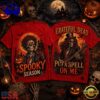 Grateful Dead Halloween Moon Skull With Roses Spooky Season 3D Shirt , Music New Design T Shirt