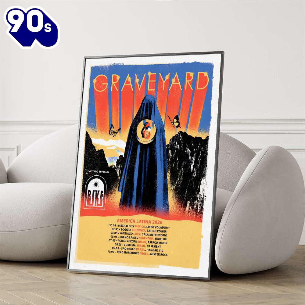 Graveyard America Latina 2026 Shows Poster Graveyard America Latina 2026 Shows Poster