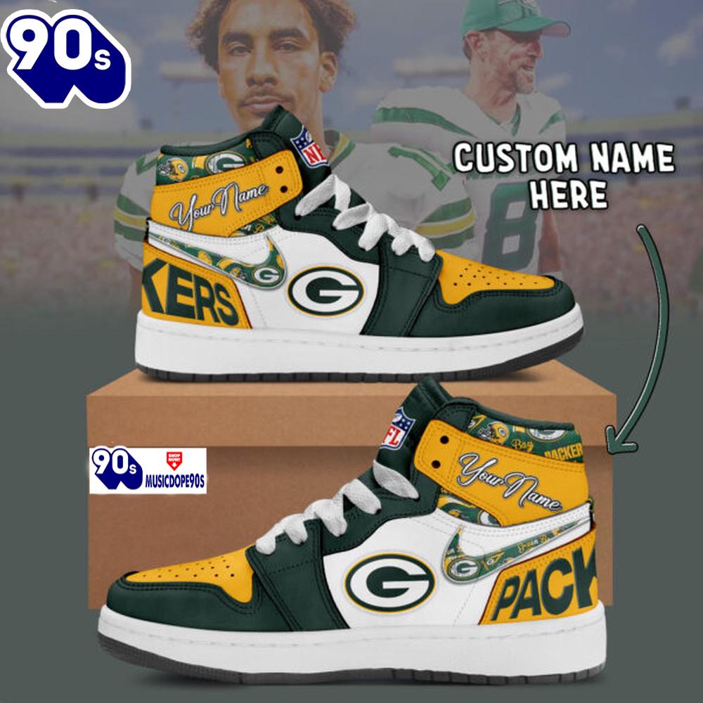 Green Bay Packers Air Jordan 1 Shoes Green Bay Packers Air Jordan 1 Shoes