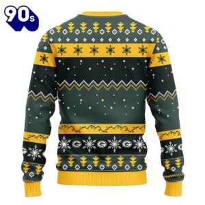 Green Bay Packers HoHoHo Mickey Christmas Ugly Sweater