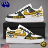 Green Bay Packers NFL American Flag Football Team Limited Air Force 1 Shoes Sneakers, Trending NFL AF1