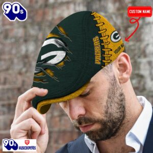 Green Bay Packers NFL Basic Design Personalized Jeff Cap